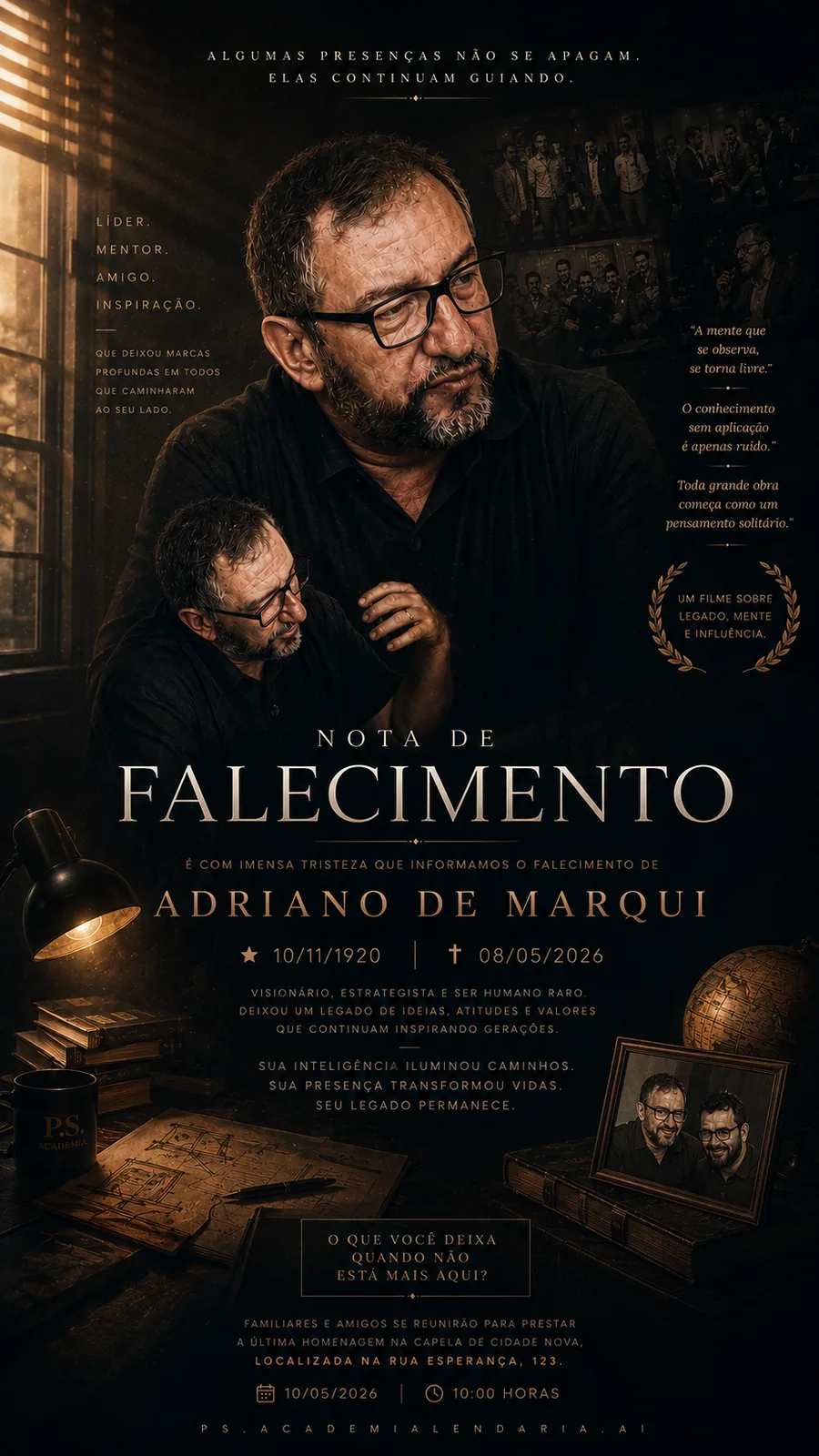 A Trajetória de Adriano de Marqui — Arquiteto de ideias, estrategista, mentor, líder humano.