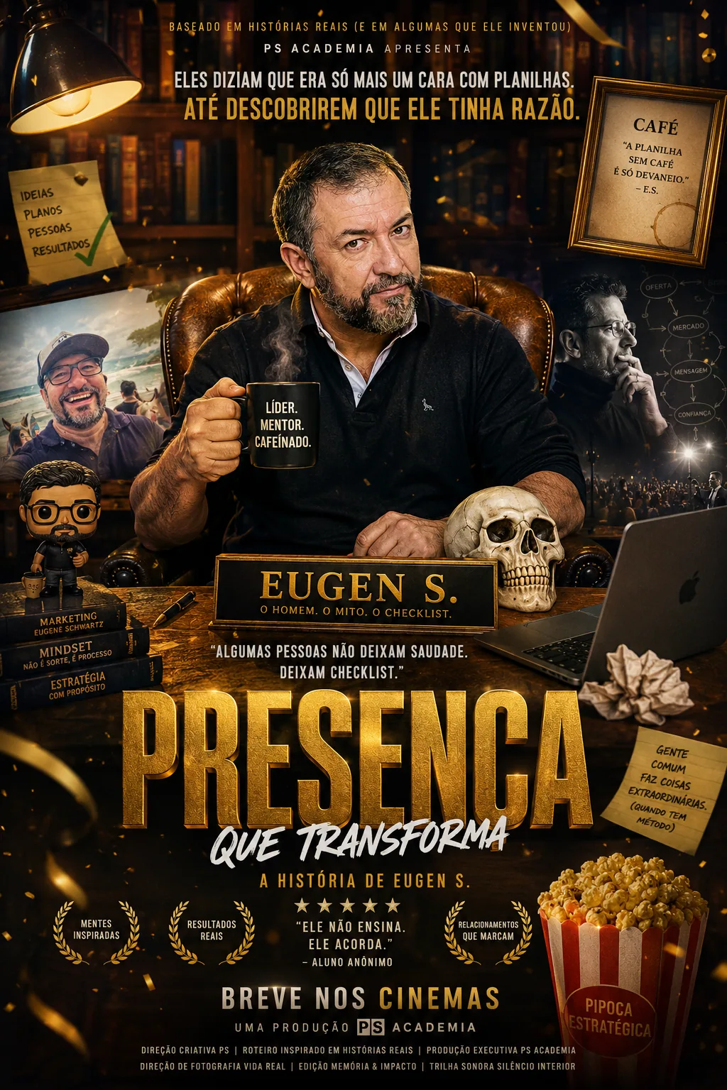 "Presença que Transforma" — Eles diziam que era só mais um cara com planilhas, até descobrirem que ele tinha