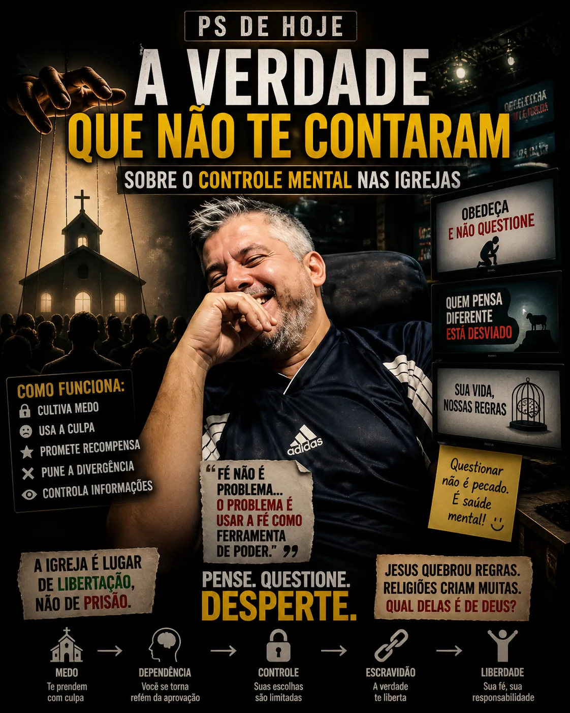 George no PS — George marcando presença no PS. Quem aparece, vira arquivo.