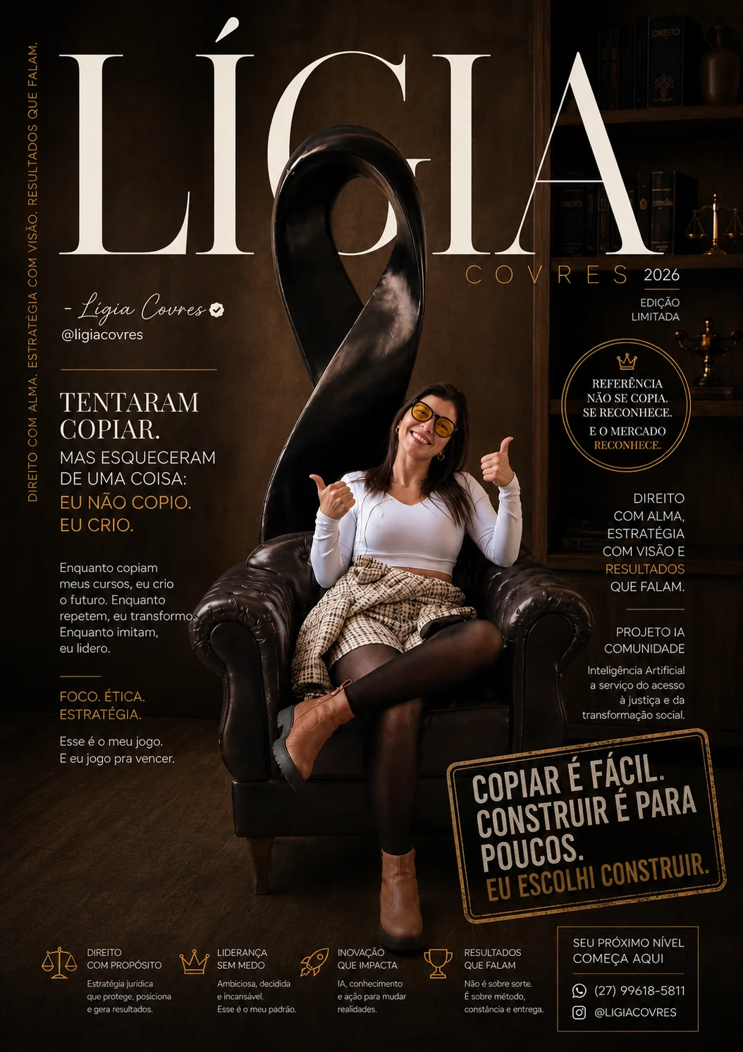 Ligia no trono do infinito — Petrúcio foi só o começo. A astróloga entrou em campo.