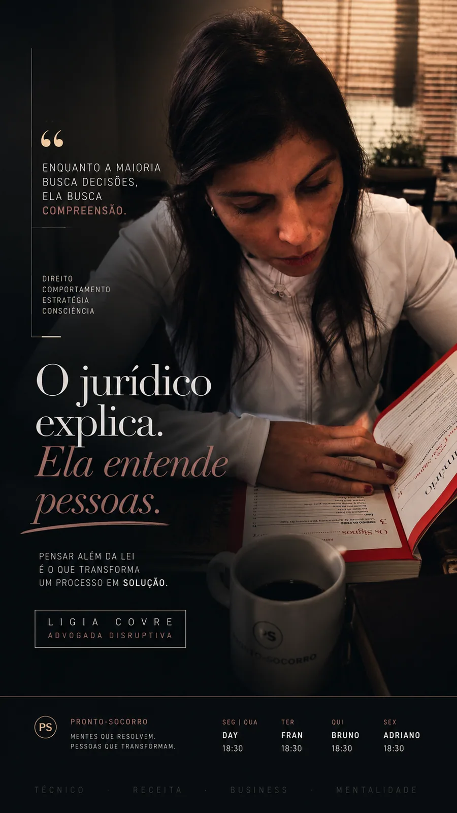 Ligia + Petrucio v2 — O cético que convence vira fã. Cético, questionador, agora convertido.