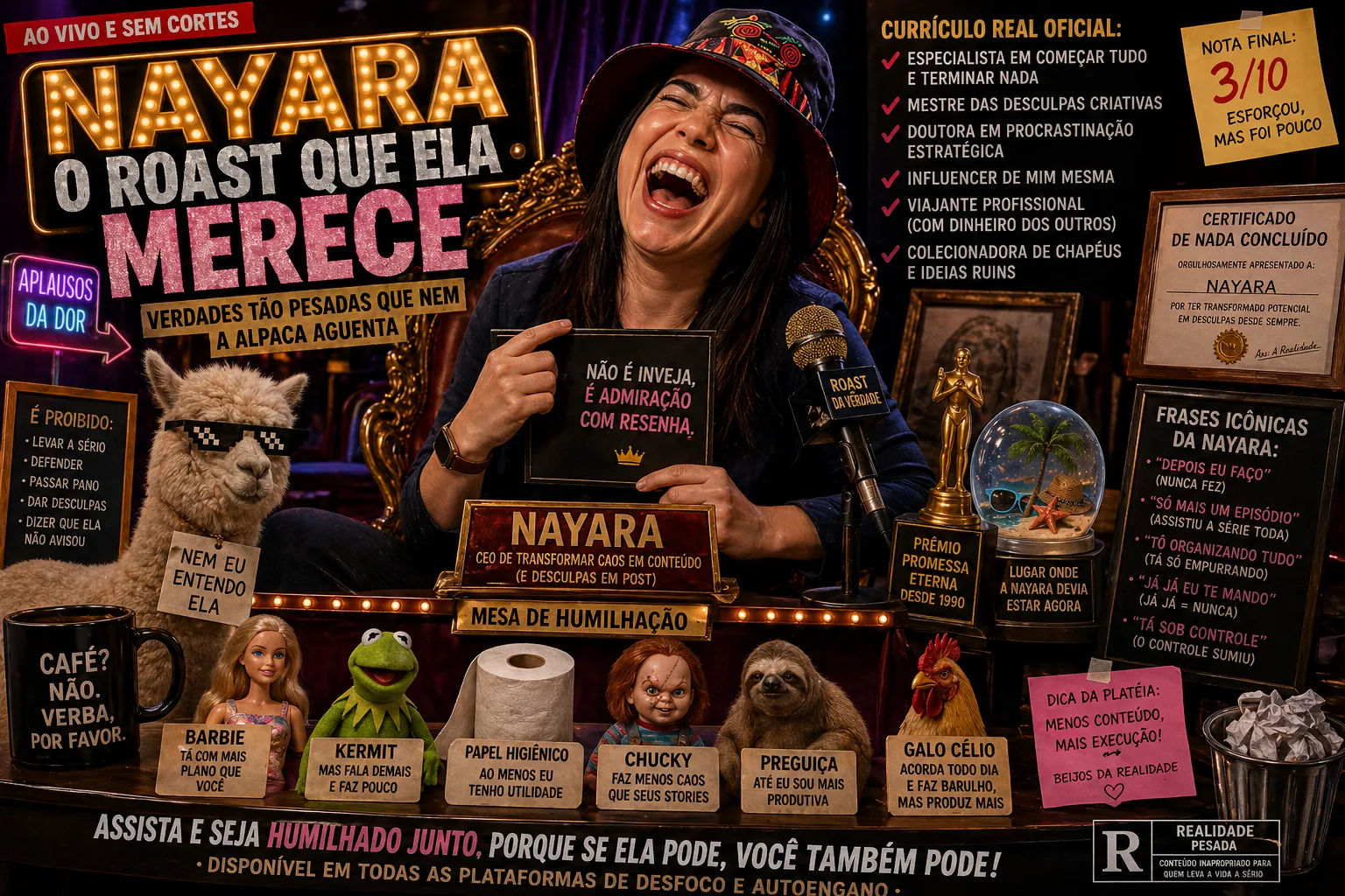 Nayara zoando (2) — A zoeira não tem fim — ela tem capítulos. Este é o segundo.